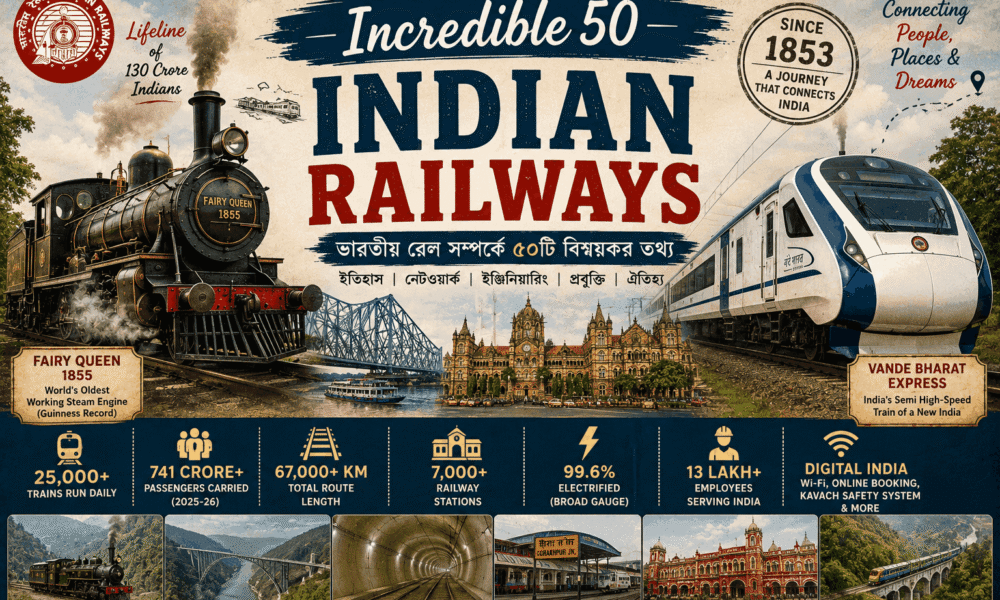 Incredible 50 Indian Railways Facts