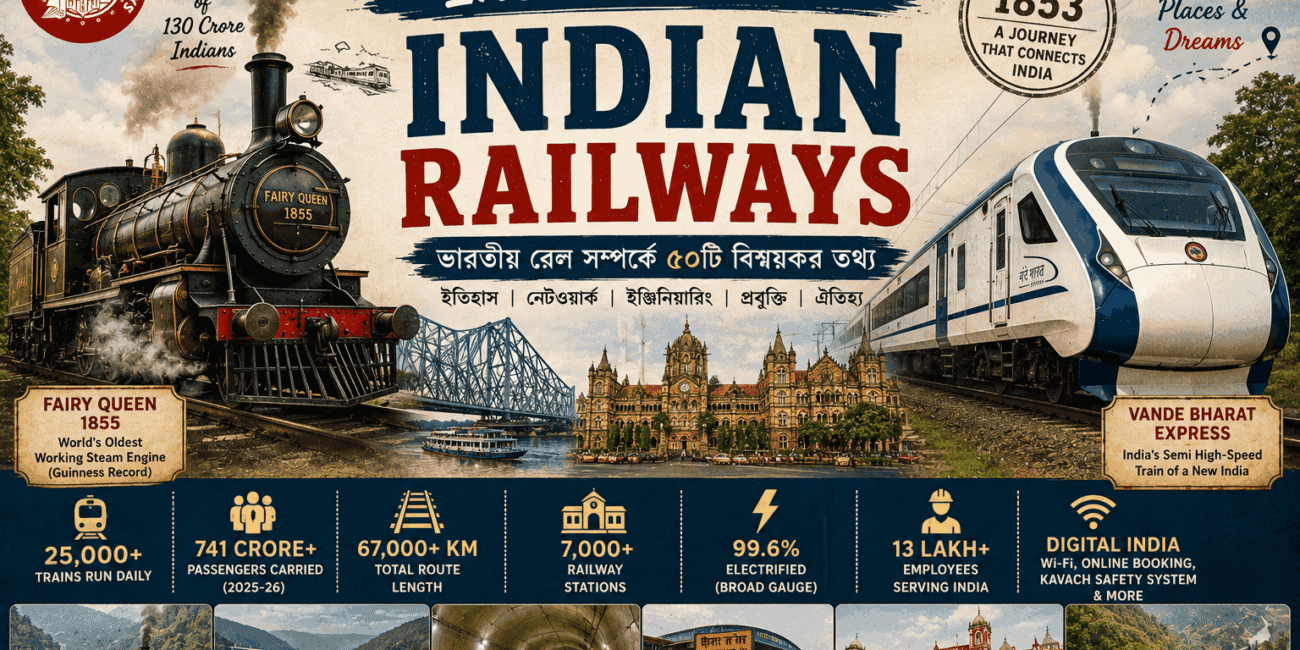 Incredible 50 Indian Railways Facts