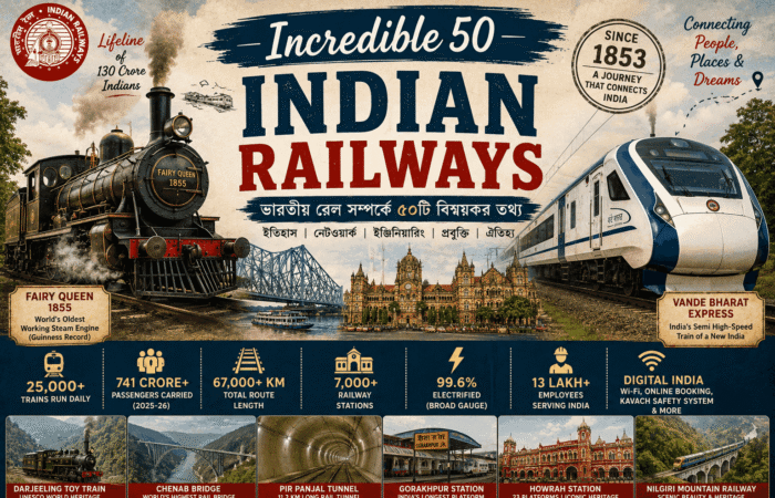 Incredible 50 Indian Railways Facts