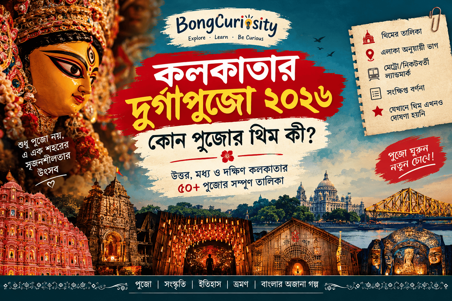 Kolkata Durga Puja Theme 2026